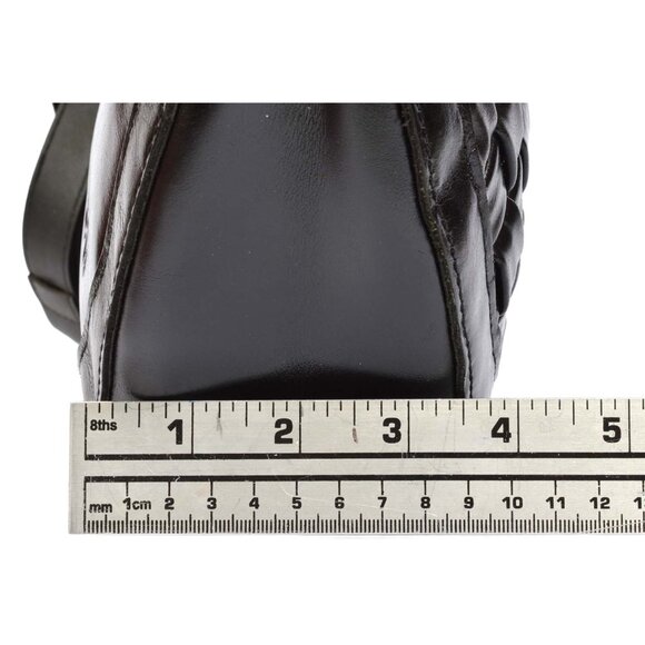 PATRICIA NASH OSSI WOVEN SATCHEL BLACK (SHOULDER STRAP ADDED) - Picture 13 of 15